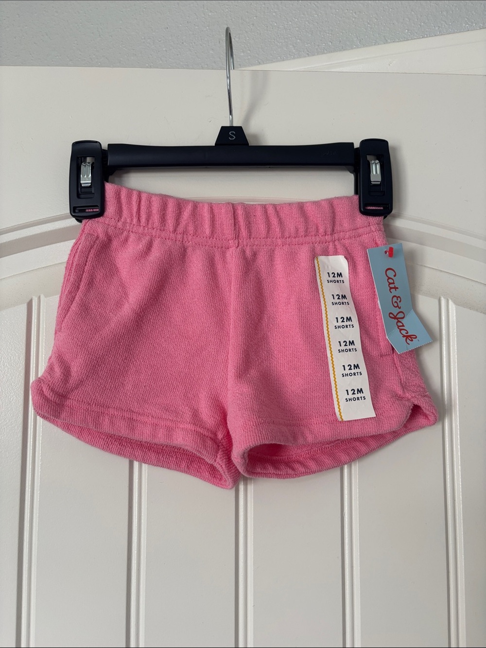 Cat & Jack Pink Terry Baby Shorts